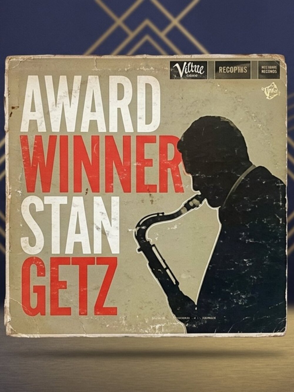 VINTAGE STAN GETZ - AWARD WINNER VINYL LP JAZZ RECORD